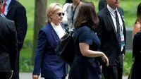 Sakit di Peringatan 9/11, Hillary Clinton Terkena Pneumonia (reuters)