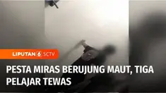 Sebanyak tiga pelajar tewas setelah menenggak miras oplosan di sebuah kamar kos, di Kota Makassar, Sulawesi Selatan. Bukan hanya pesta miras, salah satu pelajar bahkan menganiaya pelajar lain, dalam kondisi mabuk.