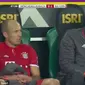 Arjen Robben marah, teman-teman satu timnya malah tertawa (BT Sport)
