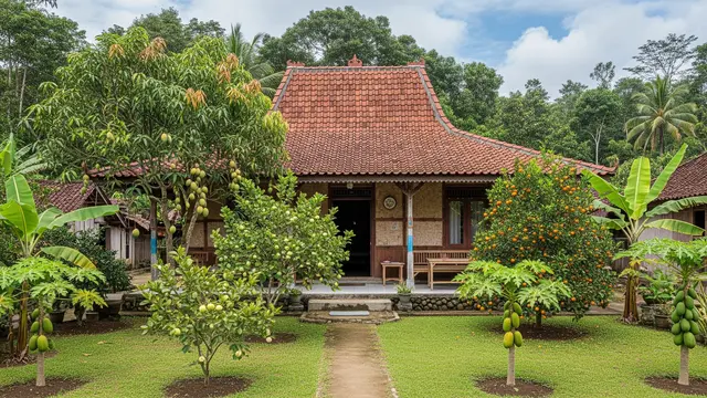 Rumah Kampung dengan Halaman Tanam Buah
