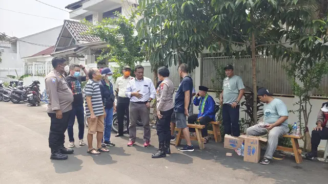 Lokasi rumah yang ditemukan anak dan ibu tewas di dalam kamar mandi kawasan perumahan, Cinere, Kota Depok.