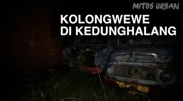 Sebuah kelebatan putih yang diduga hantu kolongwewe tertangkap kamera di kawasan Kedunghalang, Bogor