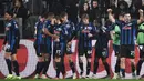 Hingga laga usai, Atalanta menang 4-0 atas Juventus. (Isabella BONOTTO/AFP)