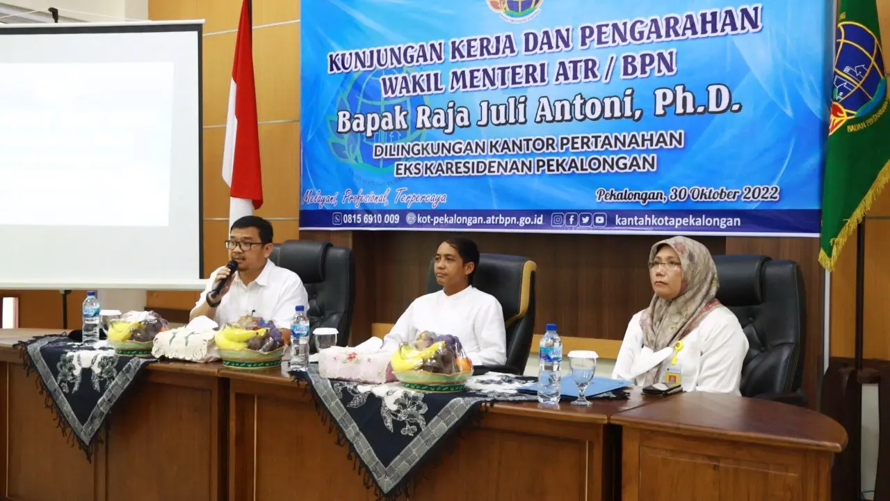 Wamen ATR Raja Juli Minta Program PTSL di Karesidenan Pekalongan Terus Dikawal
