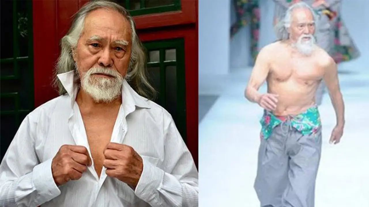 Meski Usia 80 Tahun, Kakek Wang Jadi Model Terpanas Dunia