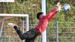 Empat penjaga gawang muda itu akan berlatih dengan keras untuk mendapatkan satu tempat utama di skuad Timnas Indonesia U-17. (Dok. PSSI)