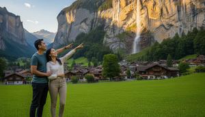 7 Prompt Gemini AI Paling Viral untuk Edit Foto Liburan di Swiss, Tampilan Sinematik Pegunungan Alpen hingga Danau Biru Ajaib (foto: Gemini AI)
