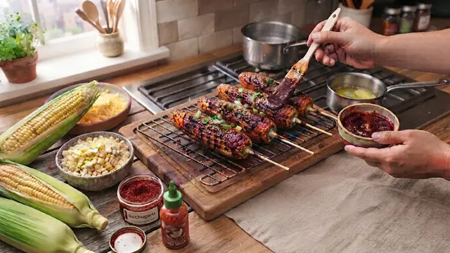 Resep Jagung Bakar Bumbu Gochujang