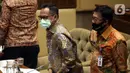 Menteri Dalam Negeri Tito Karnavian saat rapat kerja dengan Komisi II DPR di Kompleks Parlemen, Jakarta, Rabu (24/6/2020). Rapat membahas pendahuluan RAPBN TA 2021, rencana kerja pemerintah, serta upaya dan kinerja pemerintah daerah dalam menangani pandemi COVID-19. (Liputan6.com/Johan Tallo)