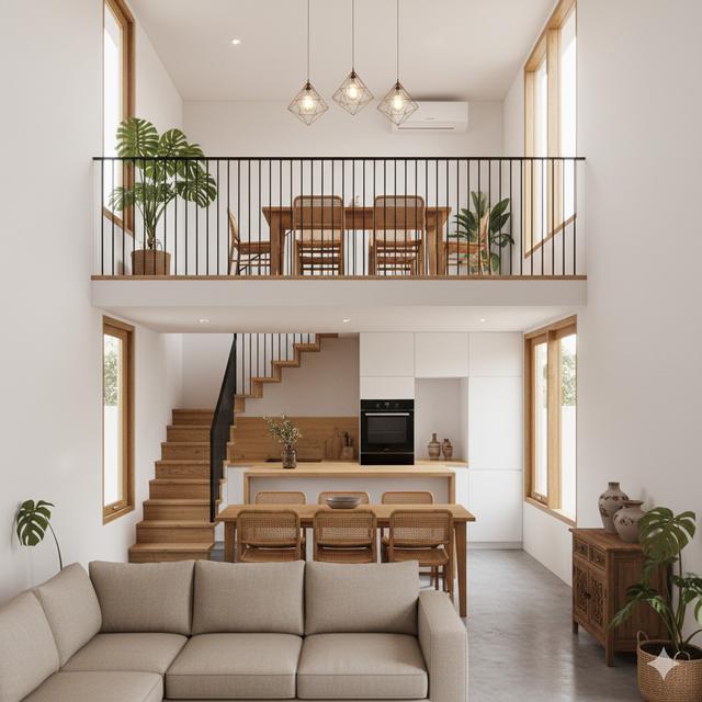 10 Model Rumah Mezzanine dengan Ruang Multifungsi, Solusi Hunian Mungil ...