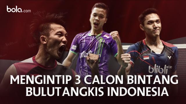 Ihsan Maulan Mustofa, Jonatan Christie, Anthony Ginting