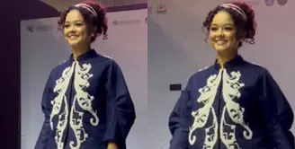 Putri Anies Baswedan, Mutiara tampil Bak Model di Runway. [Instagram]