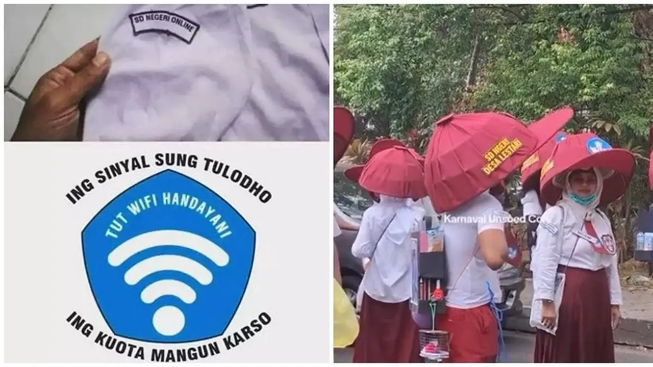 6 Potret Atribut Sekolah Nyeleneh Ini Bikin Enggak Habis Pikir, Ada Topi Raksasa