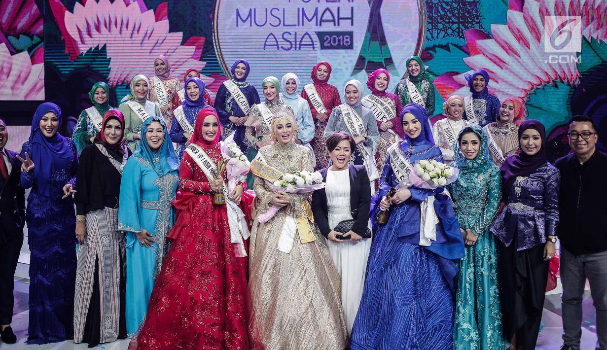 FOTO Selamat Uyaina Arshad Terpilih Jadi Puteri Muslimah Asia 2018
