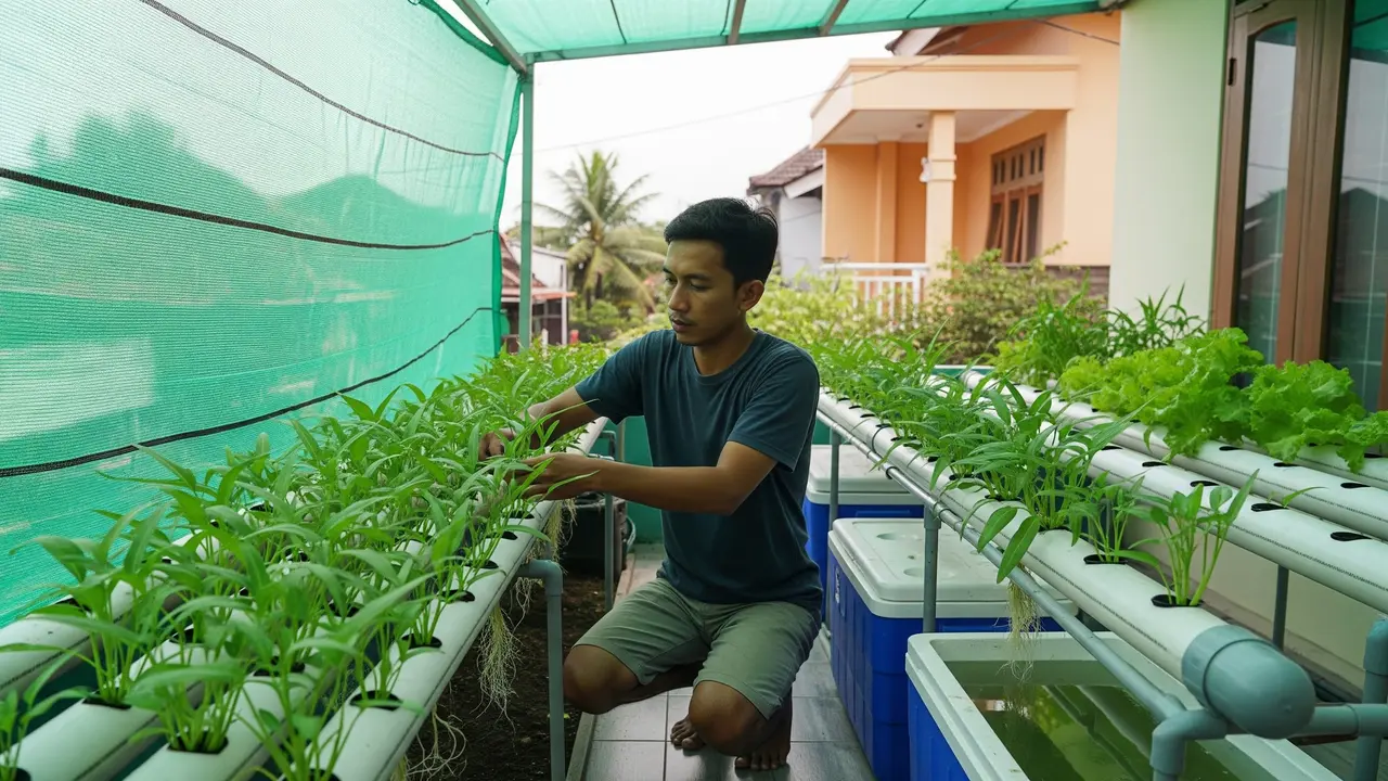 Merawat Kangkung Hidroponik Anti Layu