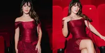 Lihat di sini beberapa potret pesona mahal Raisa pakai dress merah di Gala Premiere film dokumenter Harta Tahta Raisa, bak bidadari.