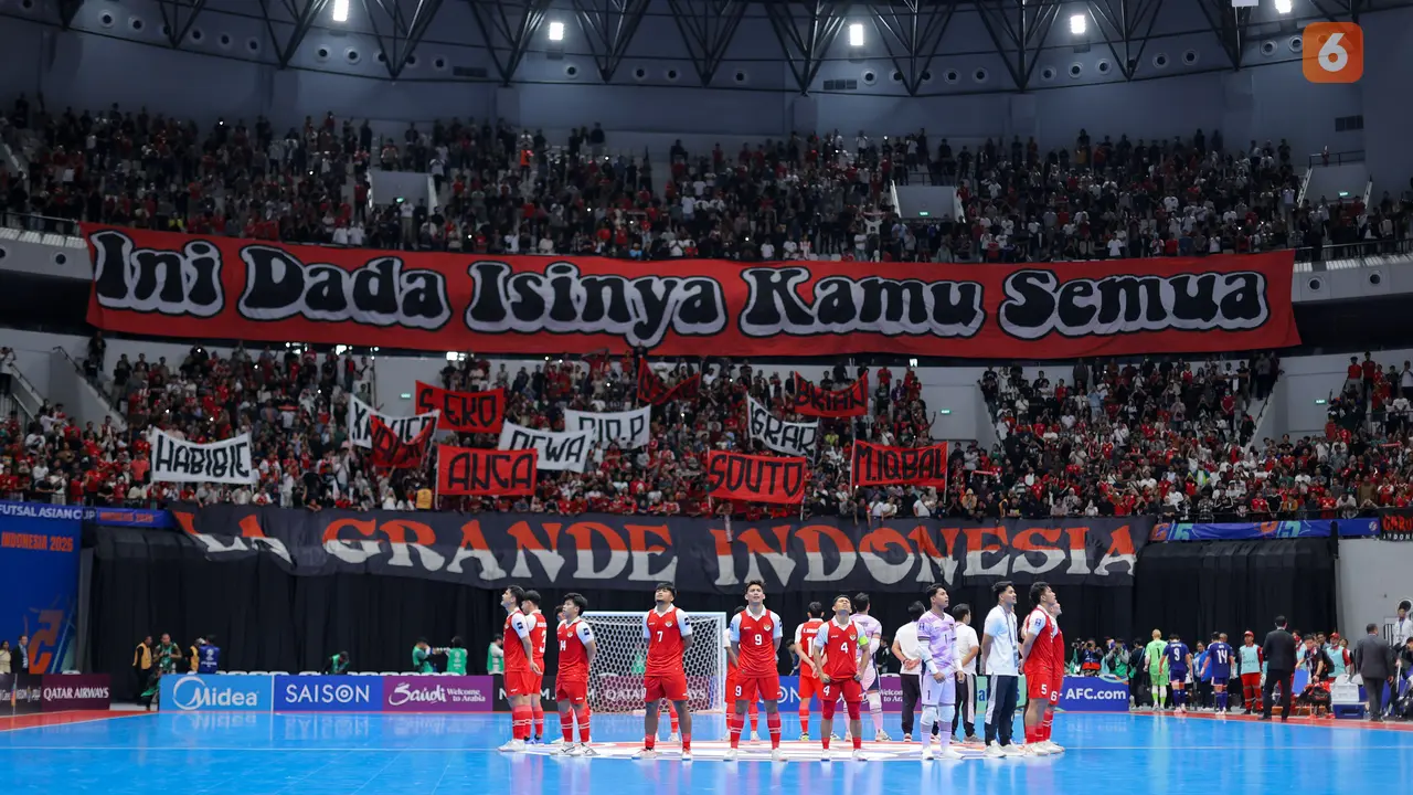 Foto: Timnas Futsal Indonesia ke Final! Lalui Laga Sengit Melawan Jepang di Piala Asia Futsal 2026