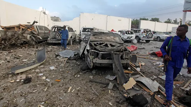 Bom Mobil Kembar Guncang Somalia, 18 Orang Tewas