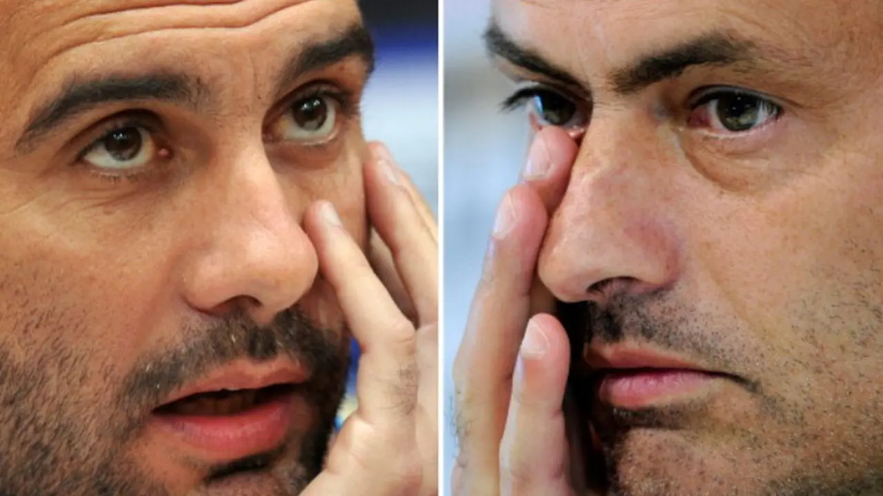Josep Guardiola dan Jose Mourinho