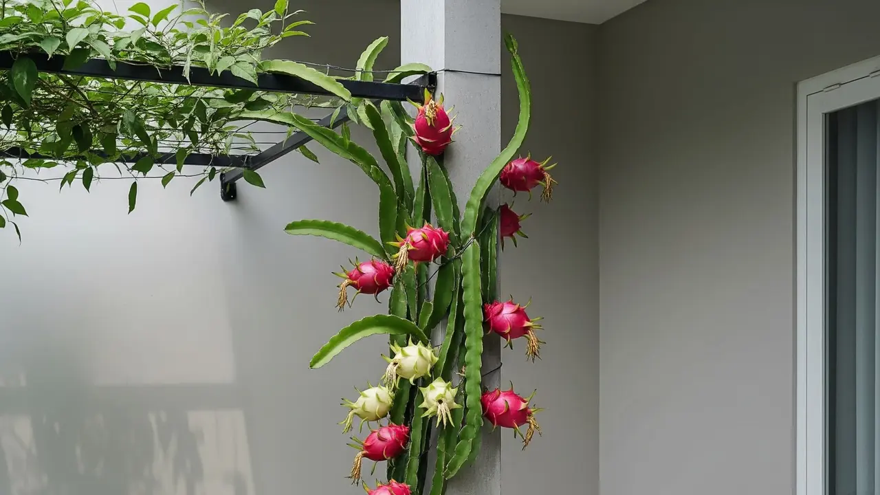 9 Model Teras Rumah dengan Pohon Buah Merambat di Tembok, Solusi Hijau Estetis