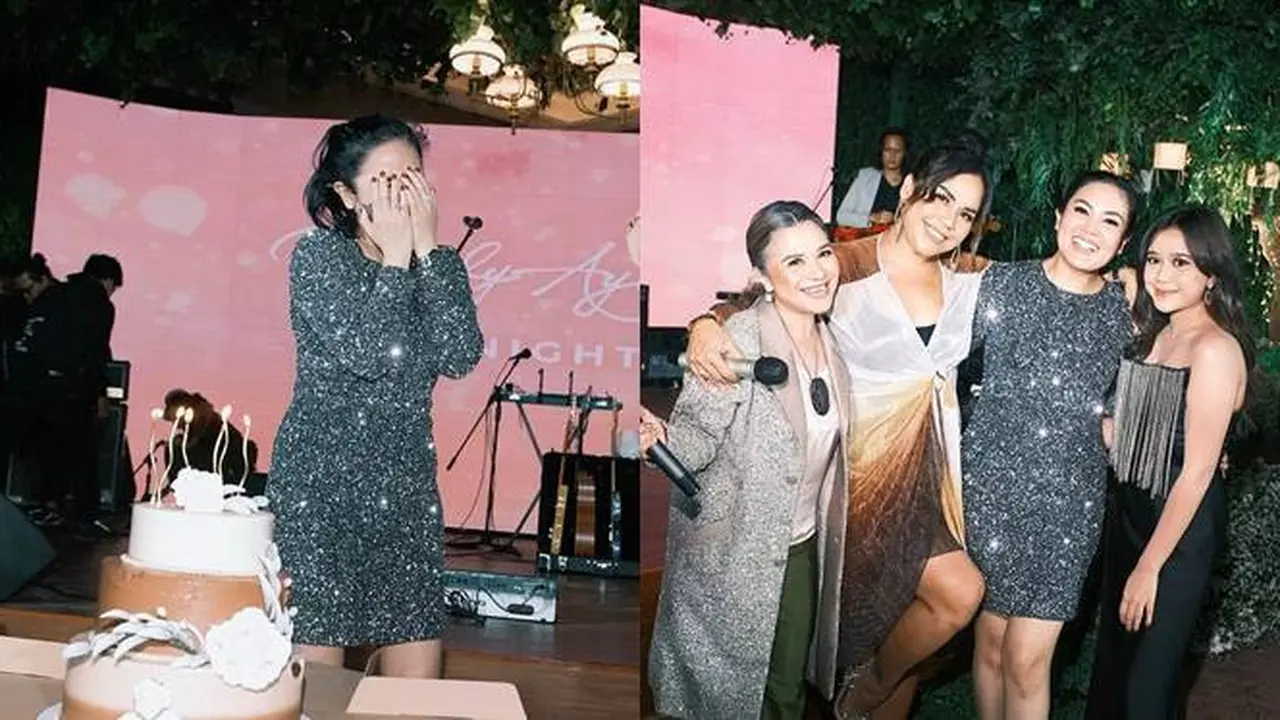 Dapat Kejutan dari Kekasih, Ini 7 Momen Pesta Ulang Tahun Nindy Ayunda Ke-33