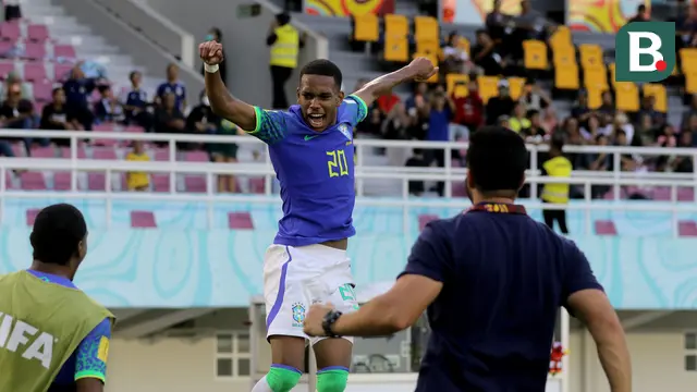 Foto: Aksi Gemilang Estevao Bawa Timnas Brasil U-17 ke Perempatfinal Piala Dunia U-17 2023 setelah Tundukkan Ekuador