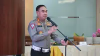 Direktur Lalu Lintas (Dirlantas) Polda Jatim, Kombes Pol M Taslim. (Dian Kurniawan/Liputan6.com)