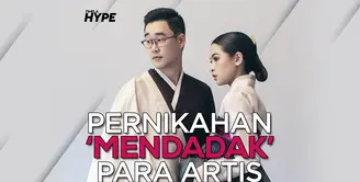 Pernikahan para artis memang seru untuk disimak. Namun banyak pula yang memilig untuk merahasiakan pernikahan mereka. Siapa saja y aartis yang menikah diam-diam? Simak video berikut ya..
