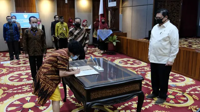 Pelantikan Eselon II Kementerian Koordinator Bidang Perekonomian (cr: Foto: Tubagus/Humas Ekon)