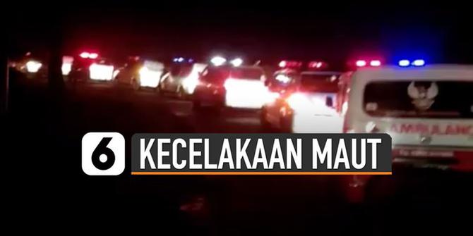 VIDEO: Viral Rombongan Ambulans Jemput 27 Jenazah Kecelakaan Maut Bus di Sumedang