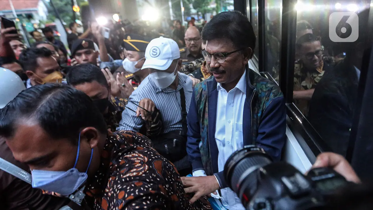 Johnny G Plate Diperiksa 9 Jam oleh Kejaksaan Agung di Kasus Korupsi BTS Kemenkominfo