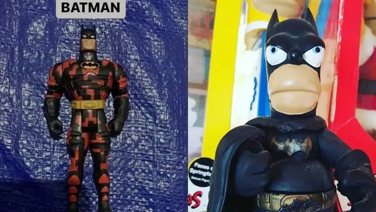 8 Potret Action Figure Batman Ini Nyeleneh, Bikin Geleng Kepala