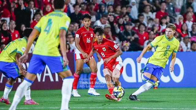  Melihat Perjuangan Timnas Indonesia U-17 saat Ditaklukkan Brasil di Piala Dunia U-17 2025