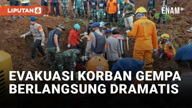 Tim SAR Temukan 5 Korban Tewas di Reruntuhan Gempa Cianjur