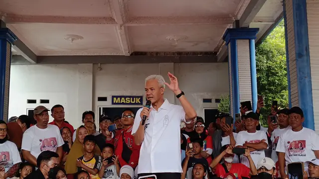 Calon presiden nomor urut 3 Ganjar Pranowo