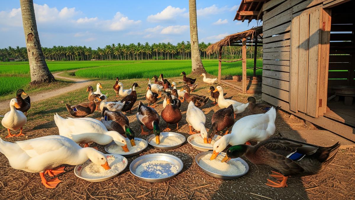 Cara Membuat Pakan Bebek dari Nasi Sisa Agar Cepat Bertelur, Siap Panen Melimpah