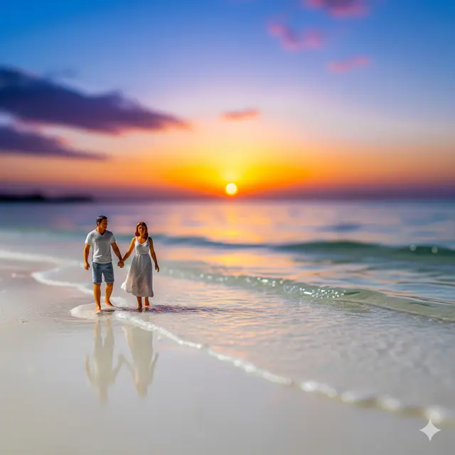 Prompt Gemini AI Miniatur Viral Bareng Pasangan (Foto: Gemini AI)