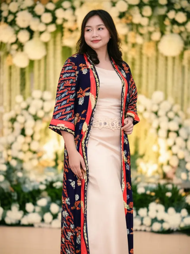 Model Baju Pesta untuk Lengan Besar agar Tampil Fashionable dan Percaya Diri (Ilustrasi AI)