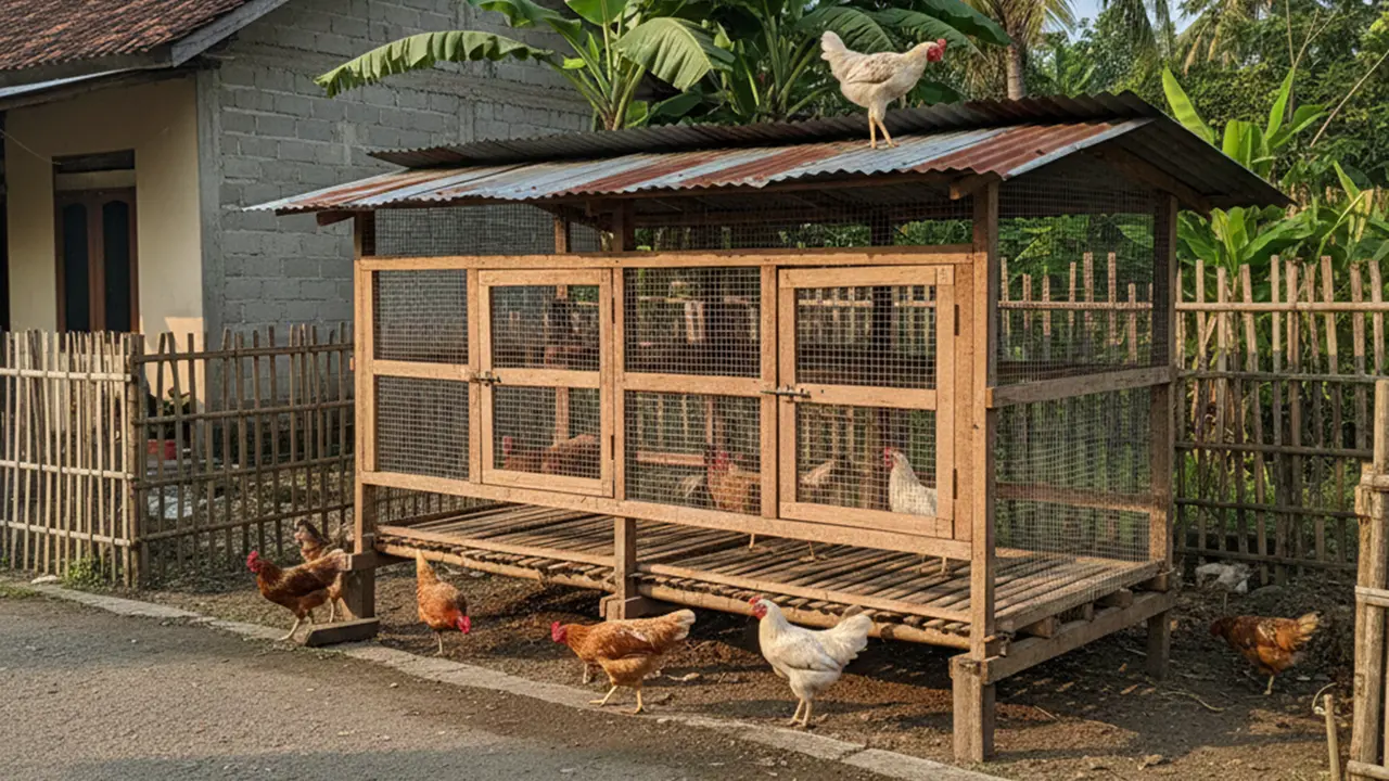 Desain Kandang Ayam Kampung