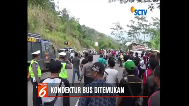 Adam, kondektur bus maut Cikadang, Sukabumi, ditemukan warga di tepi Sungai Citarik. Ia melarikan diri usai lihat banyak korban tewas.