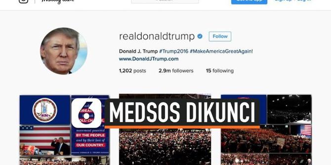 VIDEO: Setelah Twitter, Giliran Akun Facebook dan Instagram Donald Trump Dikunci Mark Zuckerberg