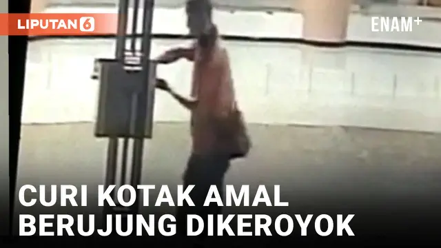 Nekat Curi Kotak Amal, Seorang Pria Dikeroyok Warga