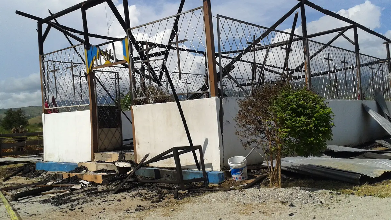 Gereja di Kabupaten Sigi dibakar orang tak dikenal