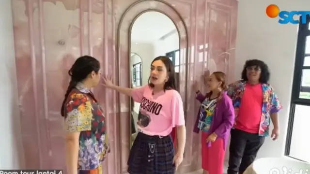 Potret rumah Nagita Slavina (Youtube/SCTV)