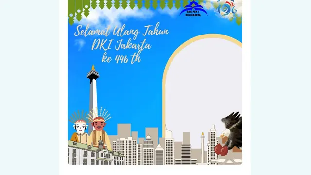Link Twibbon Hari Ulang Tahun Jakarta untuk turut merayakan, jangan sampai tidak buat.