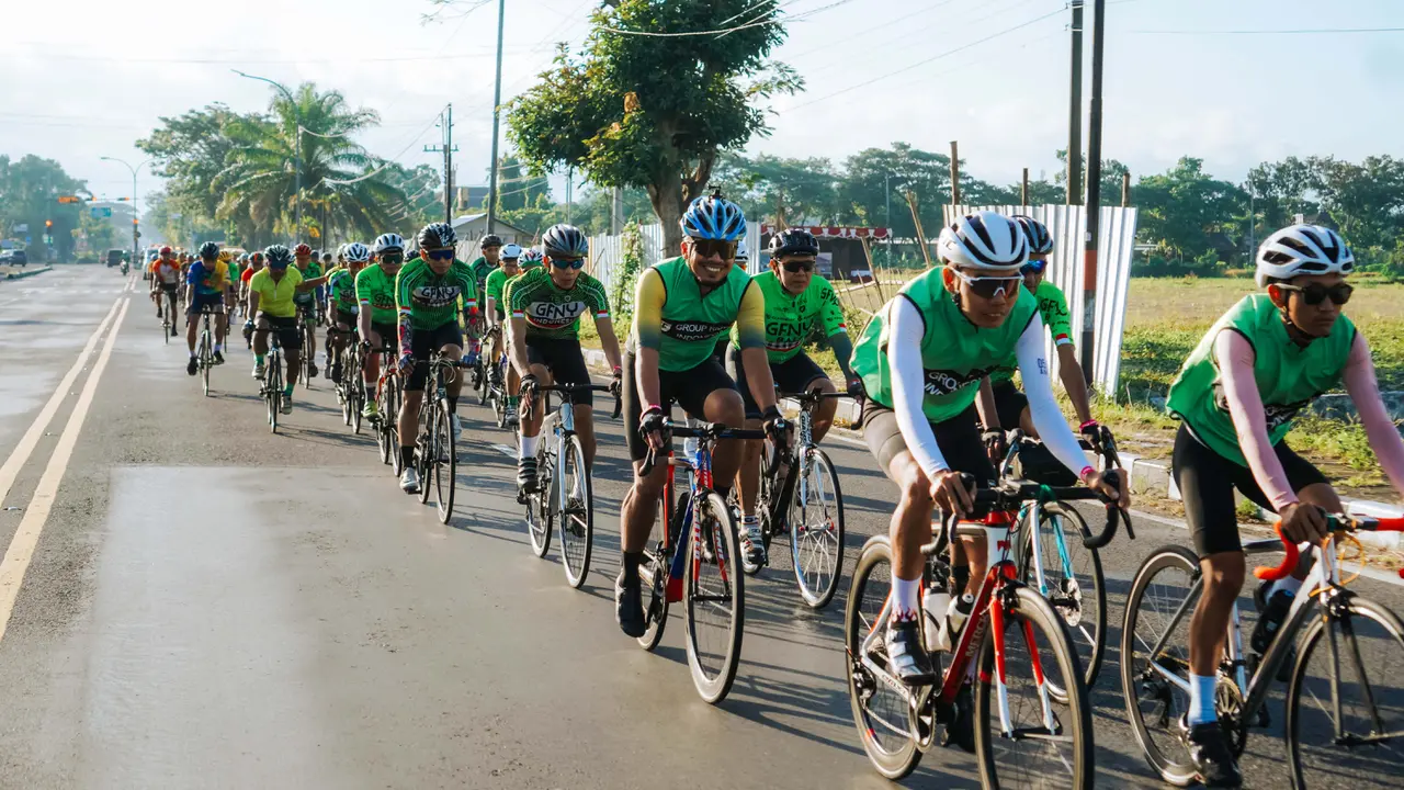 Group Ride ke-7 GFNY Bali-IFG Life Jelajahi Desa Wisata dan Pegunungan