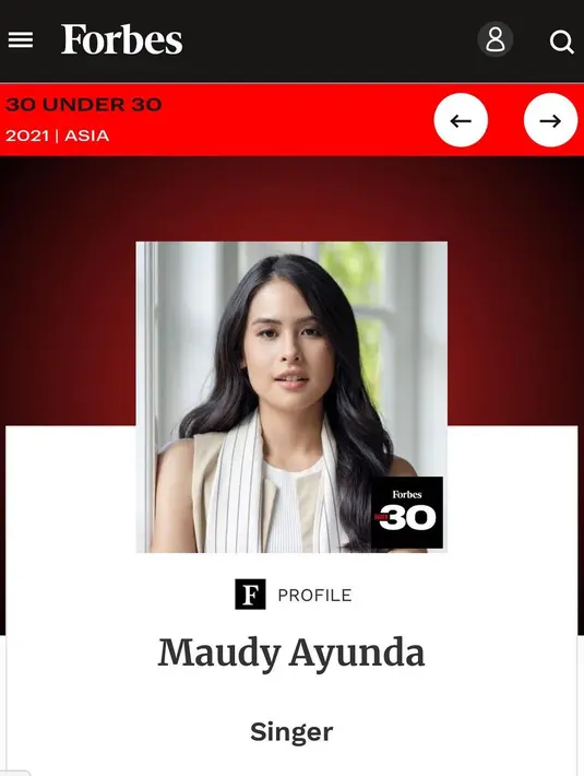 Maudy Ayunda (Instagram/maudyayunda)