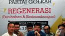 Sebuah acara bertajuk 'Refleksi 50 Tahun Partai Golkar' digelar Poros Muda Partai Golkar sekaligus mendaulat Agus Gumiwang Kartasasmita sebagai calon Ketum Golkar, Jakarta, Senin (3/11/2014) (Liputan6.com/Johan Tallo)