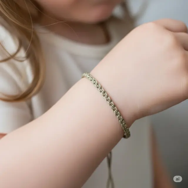 Model Gelang Anak Simple. Foto: Gemini