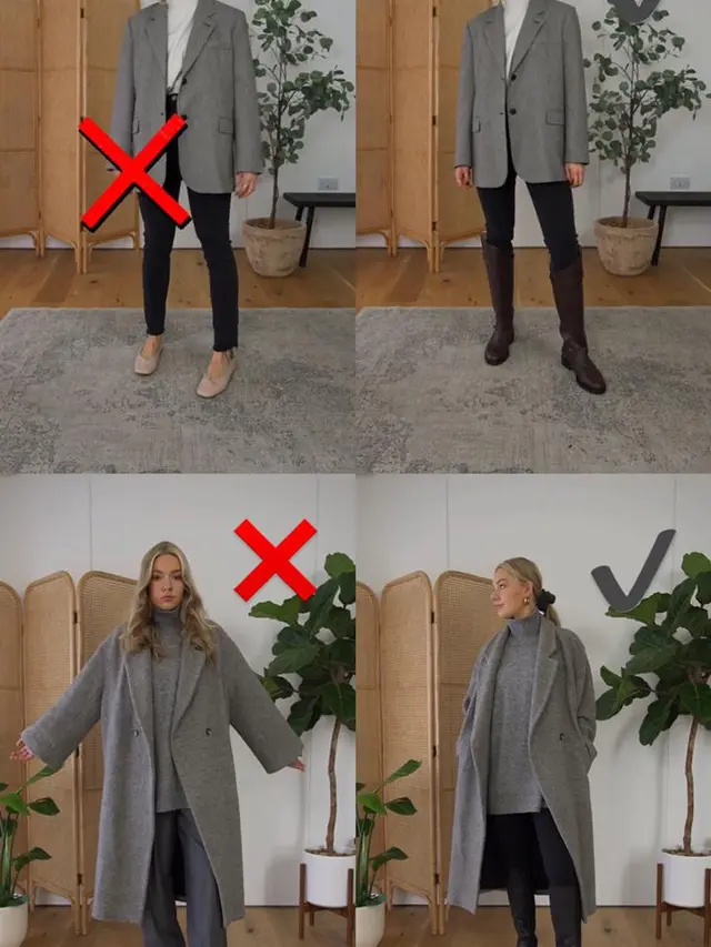 Aturan berpakaian ala sandwich melalui proporsi